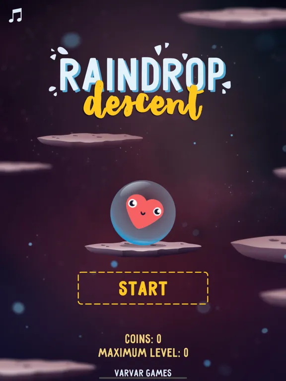 Raindrop Descent iPad 应用截图