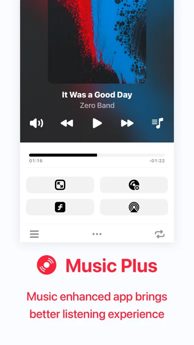 Music Plus - Player Extensions स्क्रीनशॉट