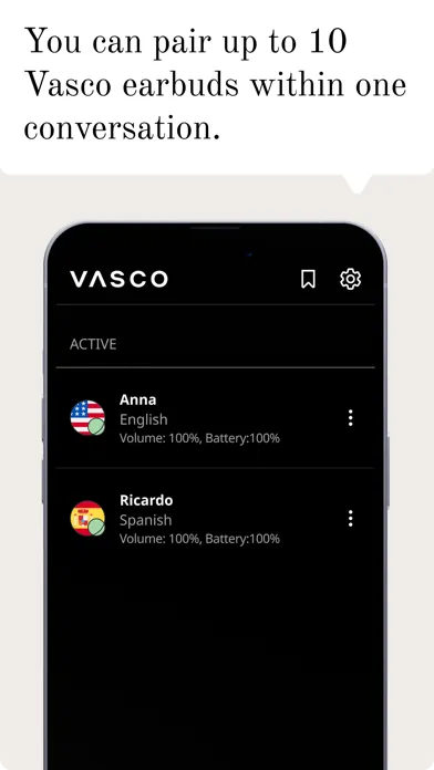 Скриншоты Vasco Connect