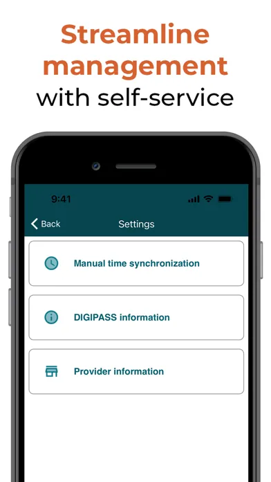 Mobile Authenticator ES. Screenshots