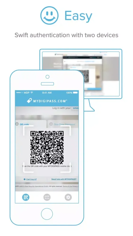 Скриншоты MYDIGIPASS Authenticator for Mobile