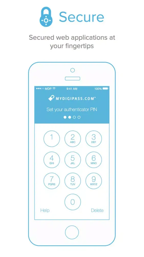 Скриншоты MYDIGIPASS Authenticator for Mobile
