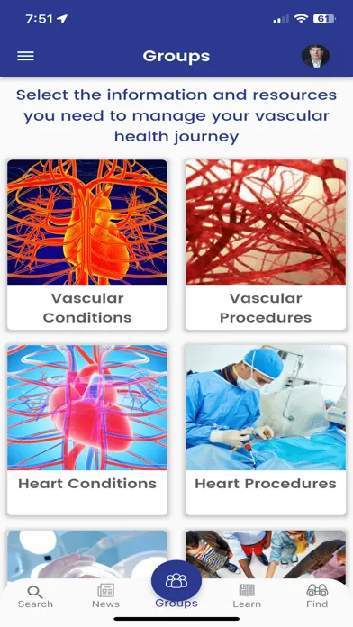 Vascular Health Community Screenshots