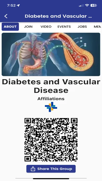 Vascular Health Community Screenshots