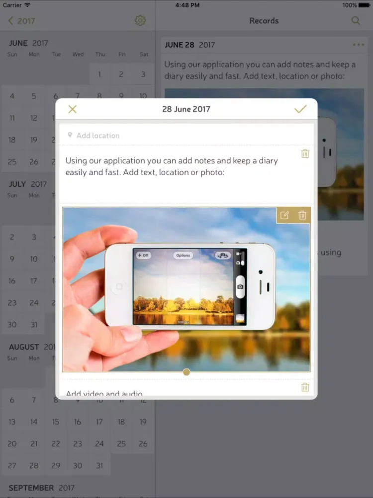 Day by Day - My Personal Journal iPad 應用截圖