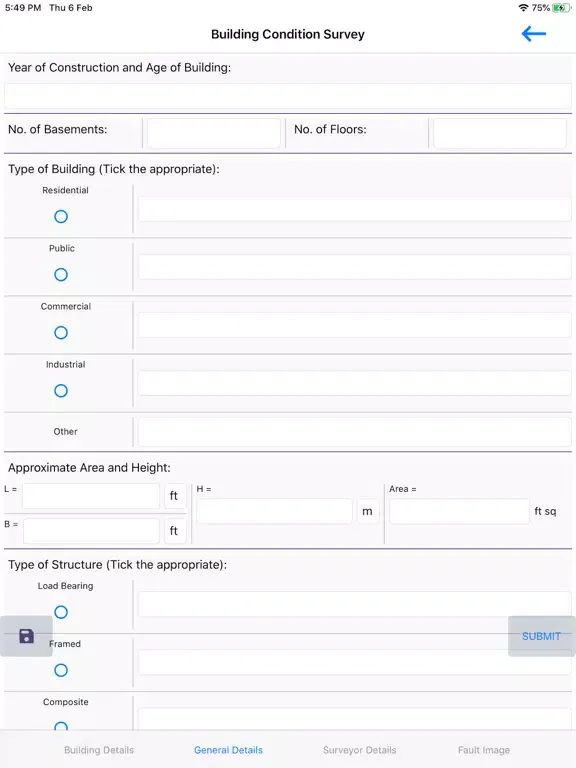 Building Survey (BCS) iPad 应用截图