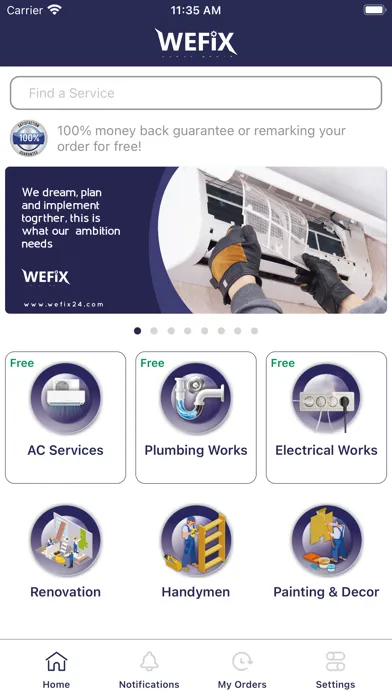 Capturas de tela do WEFIX Oman
