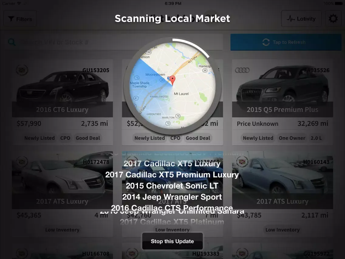 Capturas de pantalla de Dealer Showcase iPad 