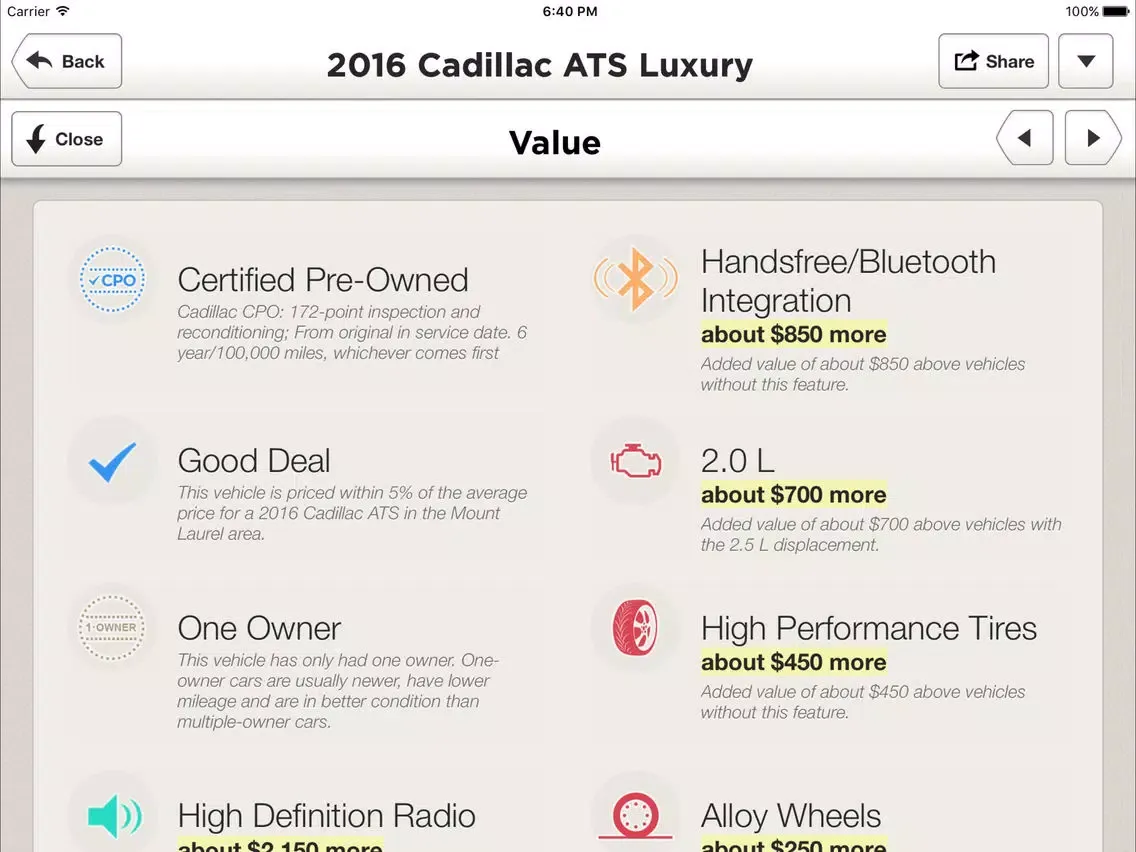 Capturas de pantalla de Dealer Showcase iPad 