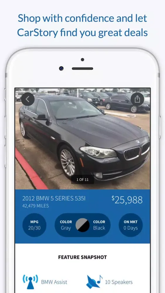 Capturas de pantalla de CarStory: Buy & Sell Used Cars