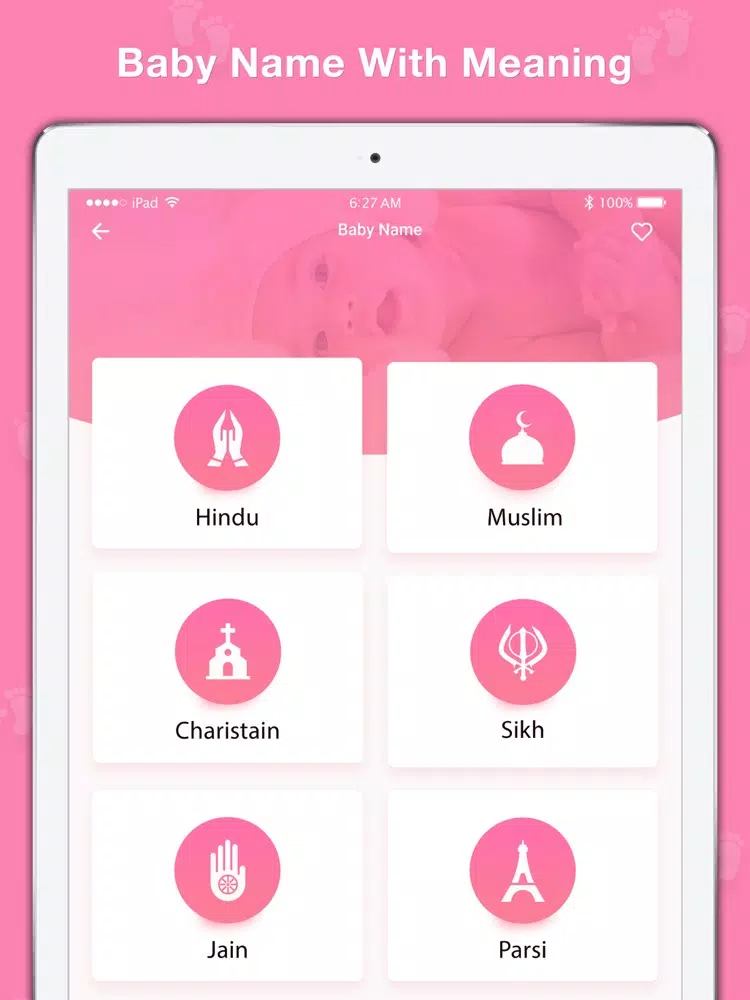 Baby Boy & Girl Names Meaning iPad  Ekran Görüntüleri