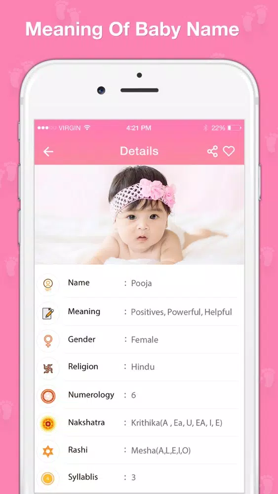 Baby Boy & Girl Names Meaning Ekran Görüntüleri