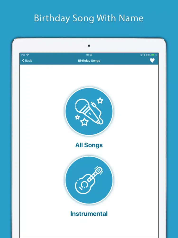 Birthday song with name iPad 应用截图