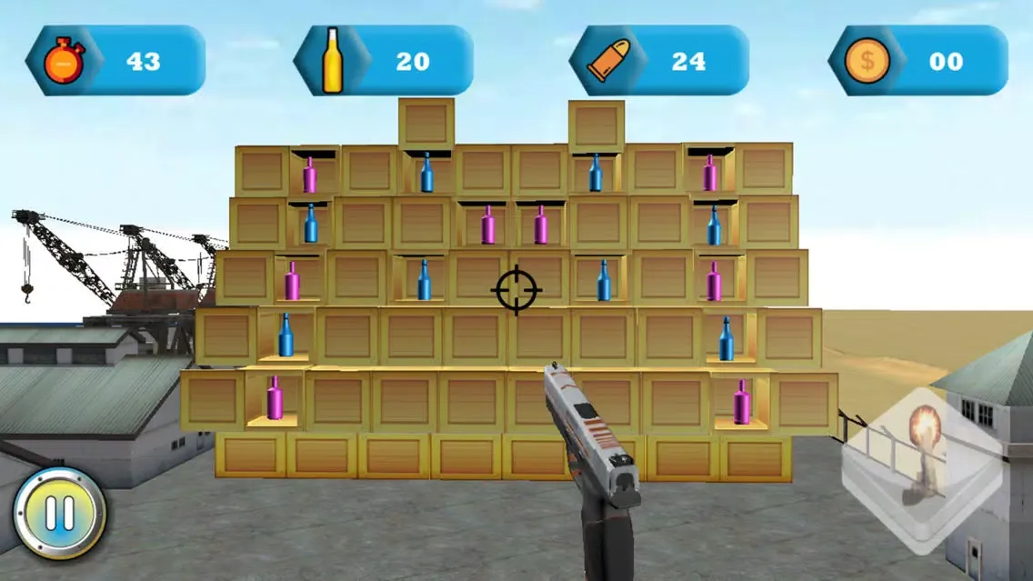 Bottle Shoot 3D - 3D Shooting Simulator Screenshots