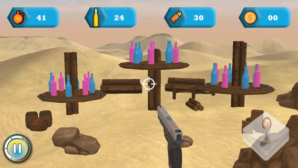 Bottle Shoot 3D - 3D Shooting Simulator Screenshots