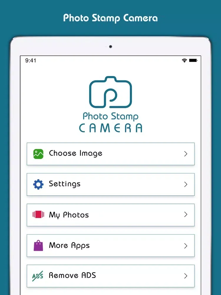 Customize Photo Stamp Camera iPad  Screenshots