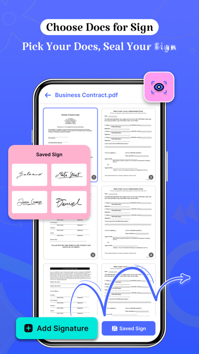 Zrzuty ekranu Sign Docs - Signature on PDF