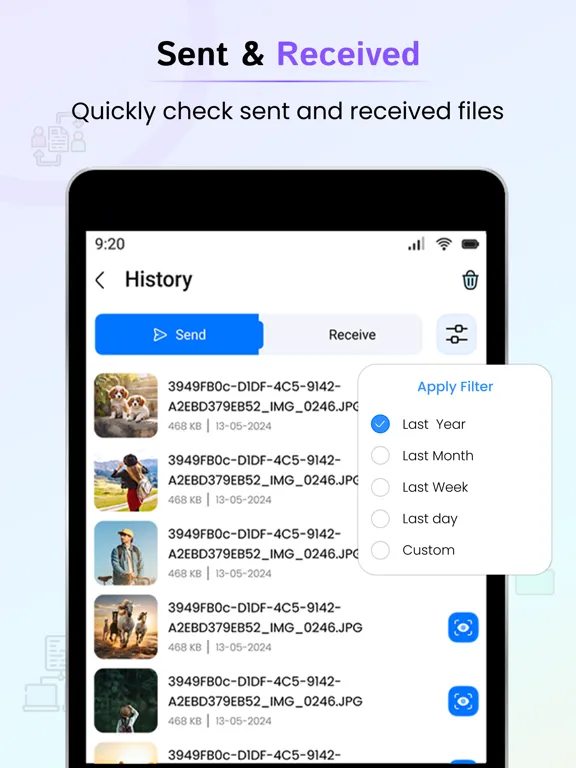 Capturas de pantalla de File Sharing - EasyShare iPad 