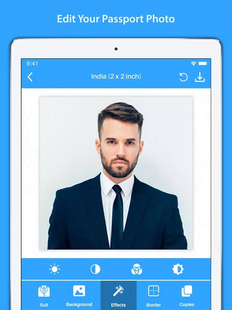 صور Passport Size Photo Maker iPad 