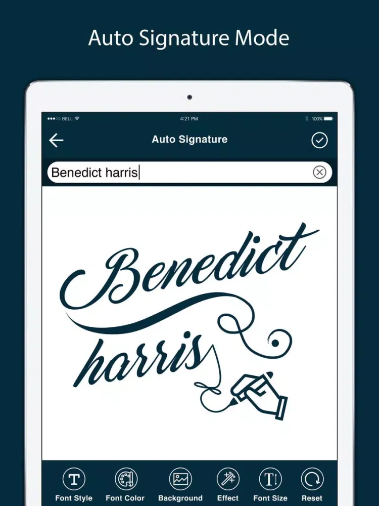 Signature Creator & Maker iPad  स्क्रीनशॉट