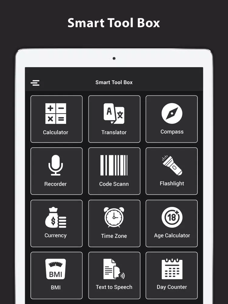 Smart Kit - Utility Tool Box iPad  스크린샷