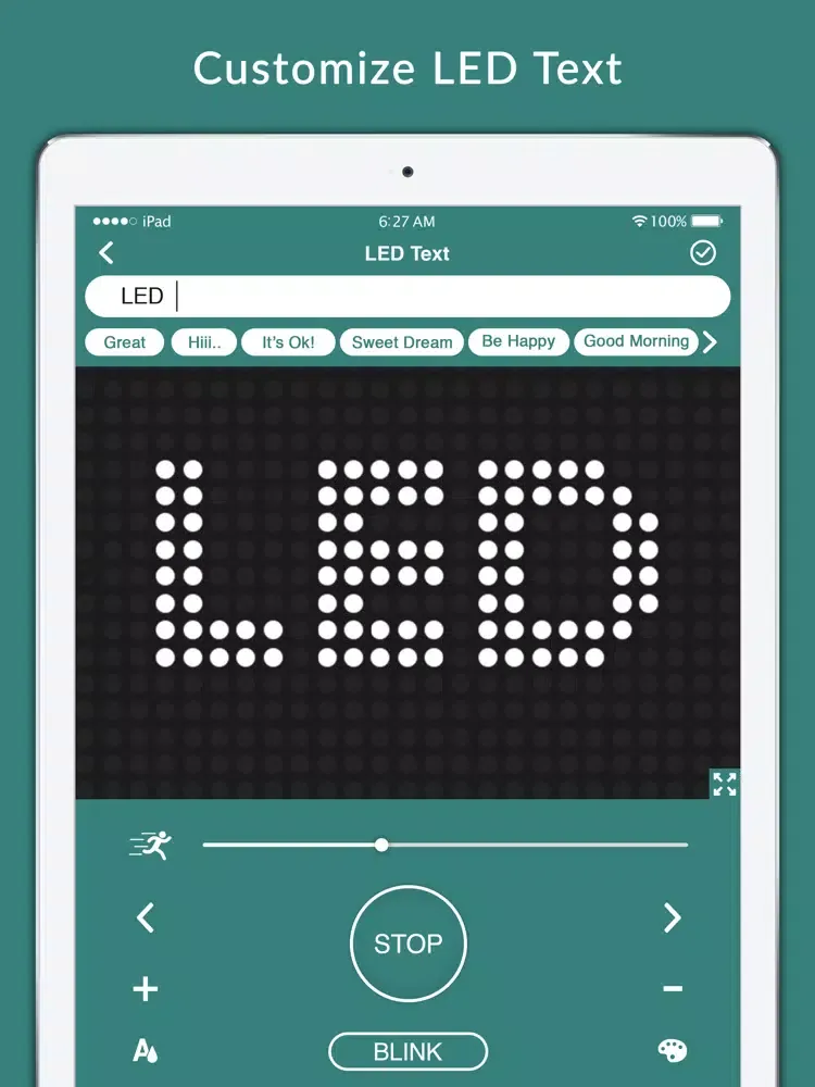 Ảnh chụp màn hình của Text Art - Neon & LED Text iPad 