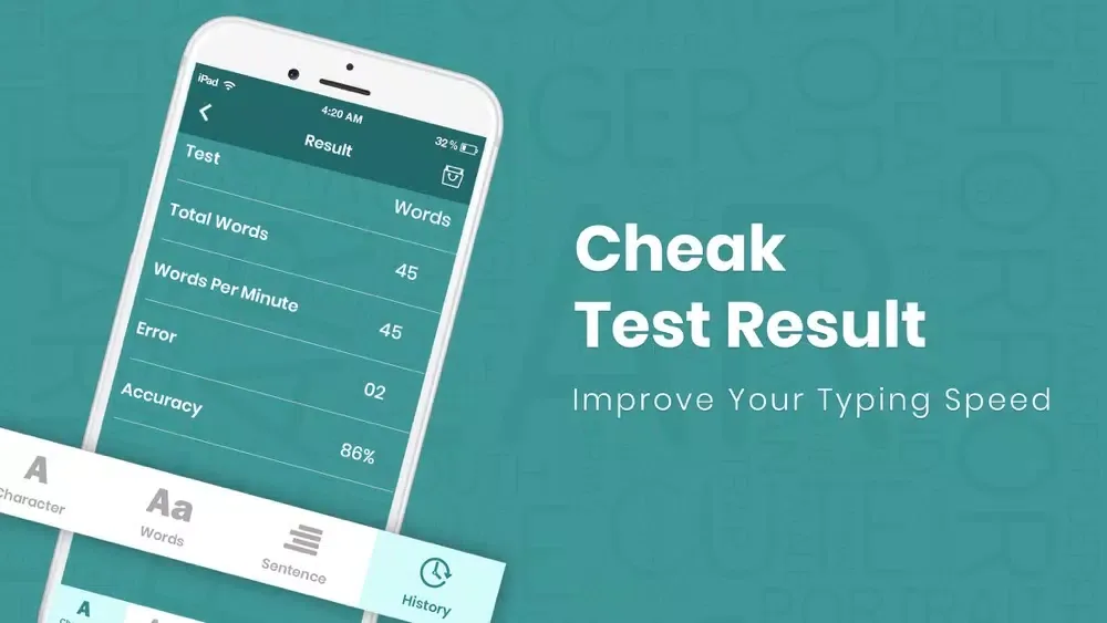 Typing Speed Testing Screenshots