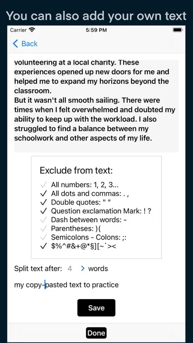 Listening Writing practice应用截图