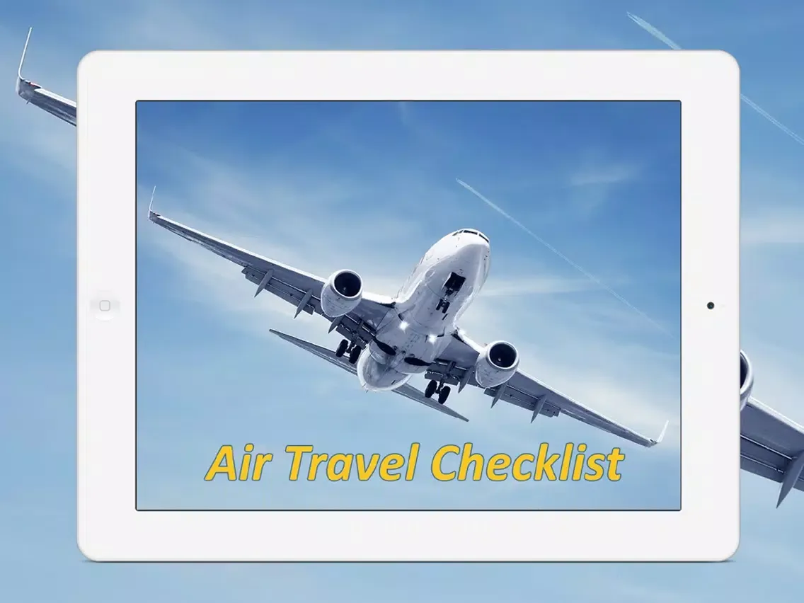 Air Travel Checklist iPad  Ekran Görüntüleri