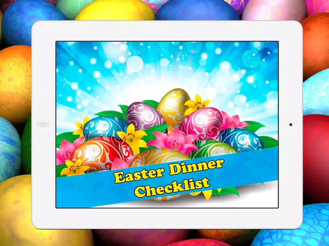 Easter Dinner Checklist iPad  Screenshots