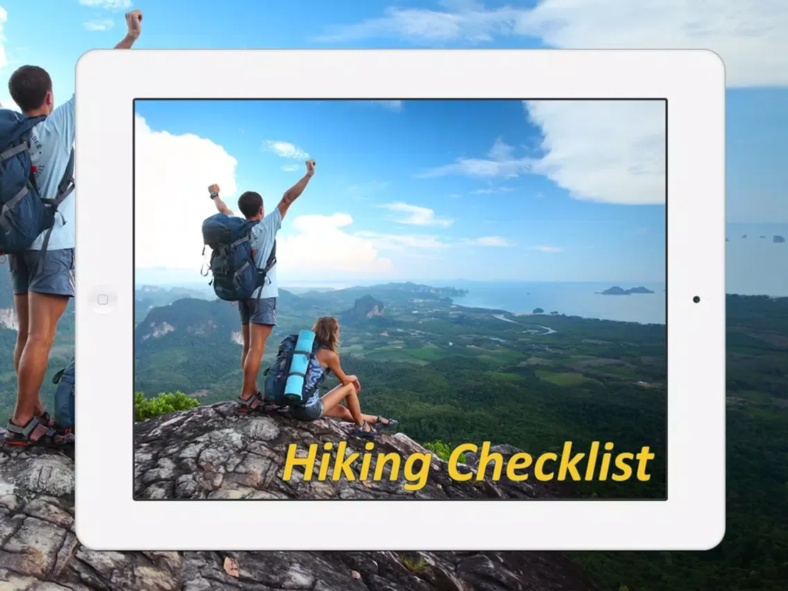 Hiking_Checklist iPad  Screenshots