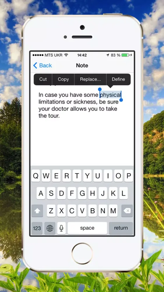 Hiking_Checklist Screenshots