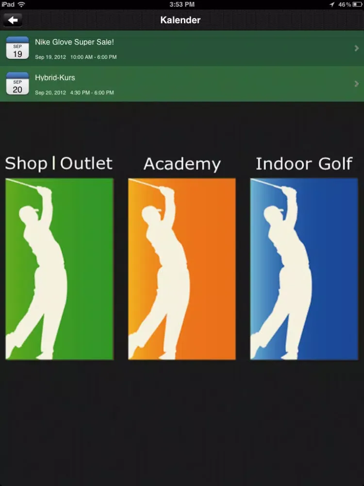 Golf Star iPad  Screenshots