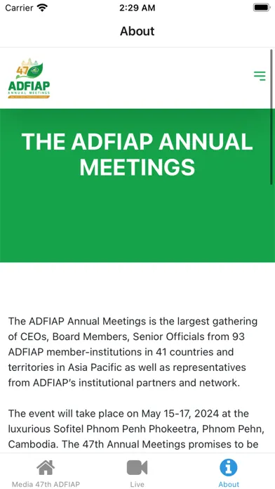 Скриншоты Media 47th ADFIAP