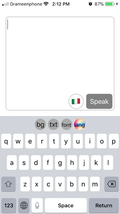 Capturas de tela do Italian Keyboard+