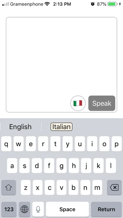 Capturas de tela do Italian Keyboard+