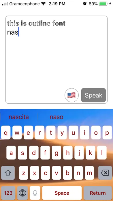 Capturas de tela do Italian Keyboard+