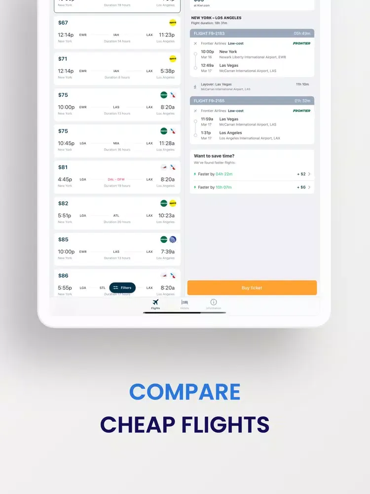 Ảnh chụp màn hình của Vatoria Travel: Flight & Hotel iPad 