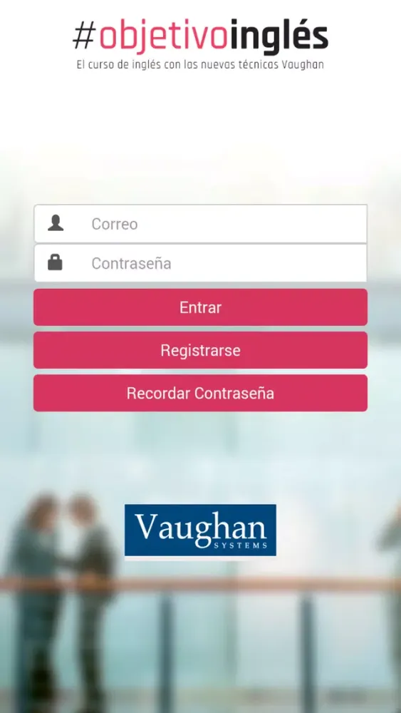 Capturas de tela do Objetivo Inglés