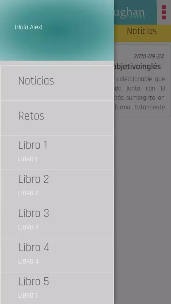 Capturas de tela do Objetivo Inglés
