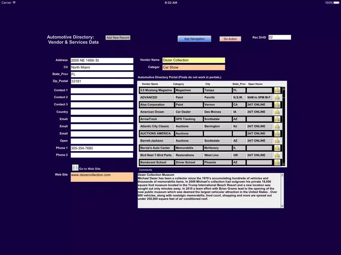 Car Restoration Manager Pro iPad 應用截圖