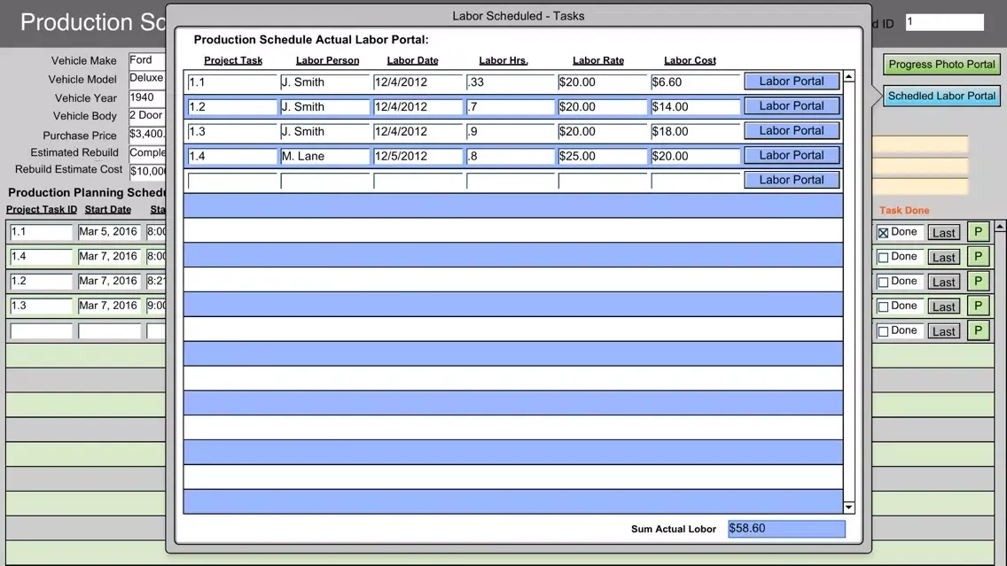 Car Restoration Manager Pro應用截圖
