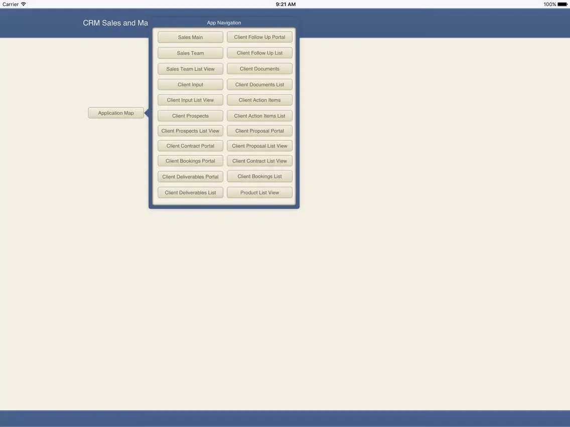 تصاویر CRM Sales and Marketing DB iPad 