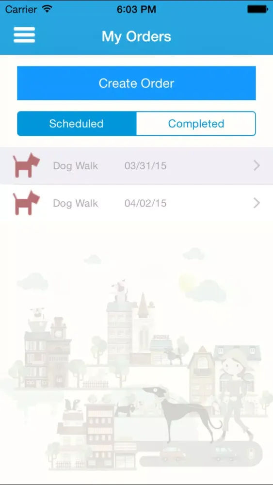 Capturas de tela do Urban Leash - On demand dog walking in Chicago