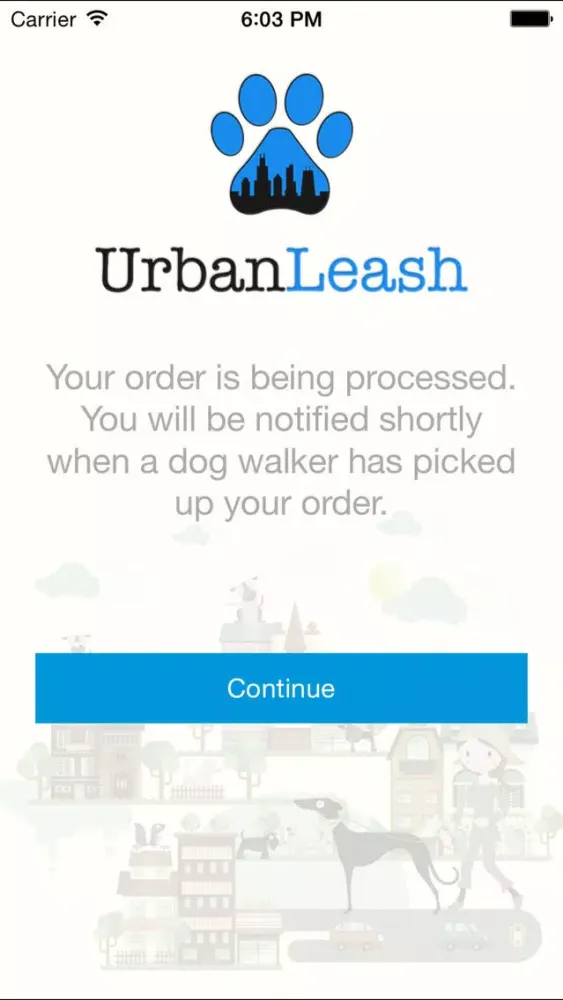 Capturas de tela do Urban Leash - On demand dog walking in Chicago