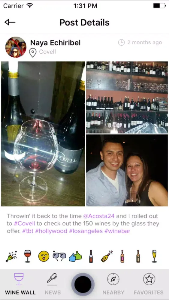 Capturas de pantalla de VAULT29 - Wine Discovery, Sharing, Places to Drink