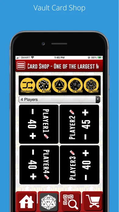 Capturas de tela do Vault Card Shop