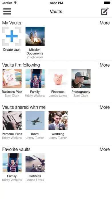 Capturas de pantalla de VaultDrop Secure Cloud Storage