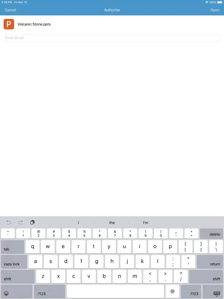 Vaultize DRM Client (vDRM) iPad  Screenshots