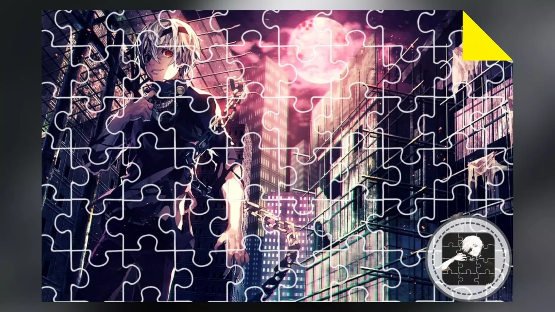 Anime Jigsaw Puzzles Games: Tokyo Ghoul Puzzle Screenshots